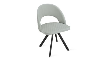 Обеденный стул Гэтсби К2 (Черный муар/Велюр Confetti Silver) в Миассе