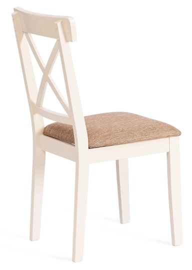 Кухонный стул Гольфи 2, дерево гевея 45х51х94 Ivory white/ткань кор.-зол 1505-9 (2 шт) арт.14117 в Челябинске - изображение 2
