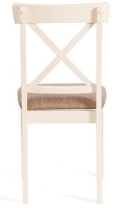 Кухонный стул Гольфи 2, дерево гевея 45х51х94 Ivory white/ткань кор.-зол 1505-9 (2 шт) арт.14117 в Челябинске - предосмотр 3