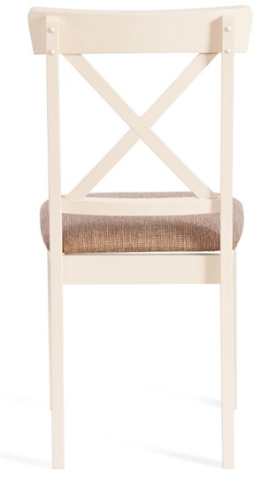 Кухонный стул Гольфи 2, дерево гевея 45х51х94 Ivory white/ткань кор.-зол 1505-9 (2 шт) арт.14117 в Челябинске - изображение 3