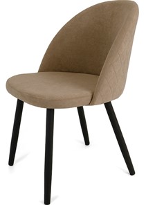Обеденный стул Капри-5, ноги R38 черные/велюр T184 Кофе с молоком в Магнитогорске