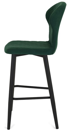Кухонный стул Марио барный(Изумрудный Т189/ноги черные) в Златоусте - изображение 1