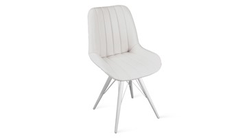 Обеденный стул Марвел Исп. 2 К3 (Белый матовый/Кож.зам Polo White) в Копейске