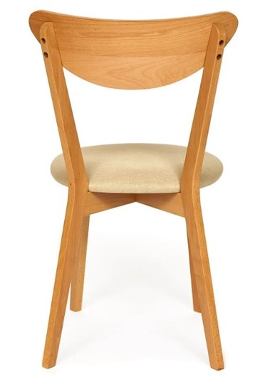 Обеденный стул MAXI (Макси), бук/ткань 86x48,5x54,5 Бежевый/ натуральный бук арт.19593 в Челябинске - изображение 2