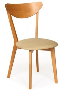 Обеденный стул MAXI (Макси), бук/ткань 86x48,5x54,5 Бежевый/ натуральный бук арт.19593 в Челябинске - предосмотр