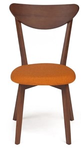 Обеденный стул MAXI (Макси), бук/ткань 86x48,5x54,5 Оранжевый/коричневый арт.19591 в Челябинске - предосмотр 1