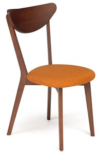 Обеденный стул MAXI (Макси), бук/ткань 86x48,5x54,5 Оранжевый/коричневый арт.19591 в Челябинске