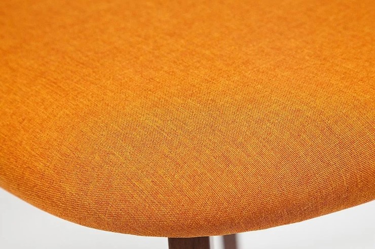 Обеденный стул MAXI (Макси), бук/ткань 86x48,5x54,5 Оранжевый/натуральный бук арт.19592 в Челябинске - изображение 4