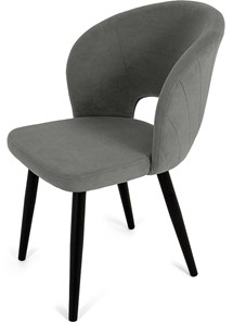 Обеденный стул Мишель, ноги R38 черные/велюр T180 Светло-серый в Магнитогорске