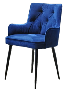 Мягкий стул Модерн синий в Челябинске