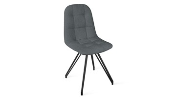 Обеденный стул Райс К4 (Черный муар/Микровелюр Jercy Graphite) в Копейске