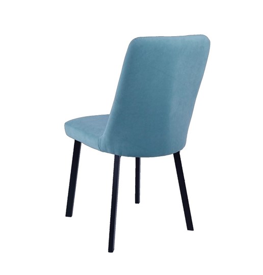 Кухонный стул Ретро С119 (отшив полоска, опора - профиль цвет под хром) в Магнитогорске - изображение 8