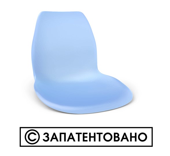 Обеденный стул SHT-ST29/S107 (голубой pan 278/хром лак) в Челябинске - изображение 14