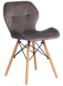 Кухонный стул STUTTGART (mod. 74) 50х47х73 серый (HLR 24)/натуральный арт.17222 в Миассе