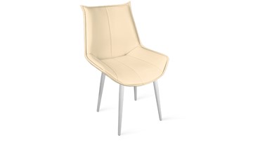 Обеденный стул Тейлор Исп. 2 К1С (Белый матовый/Кож.зам Polo Cream) в Челябинске - предосмотр