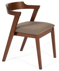 Обеденный стул VERSA (Верса) бук/ткань 54,5x56x74 Коричневый арт.19587 в Миассе