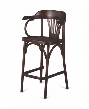 Барный стул 650 твердый (темный тон) в Магнитогорске - изображение