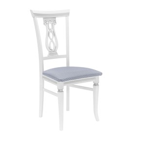 Кухонный стул Leset Юта (Белый 9003 + патина серебро) в Златоусте