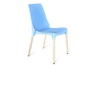 Обеденный стул SHT-ST75/S424-F (голубой/ваниль) в Челябинске - предосмотр