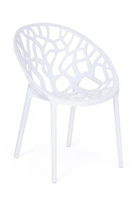 Кухонное кресло BUSH (mod.017) пластик 60*58,5*80 белый, арт.19618 в Челябинске