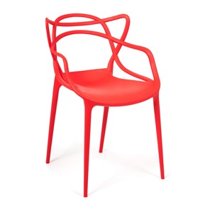 Обеденный стул Cat Chair (mod.028) пластик, 54,5*56*84 красный, арт.14102 в Челябинске