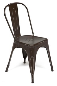 Обеденный стул LOFT CHAIR (mod. 012) 45х35х85 коричневый/brown vintage арт.10695 в Челябинске
