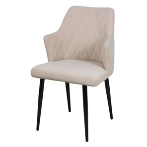 Дизайнерский стул для кухни Николь СРП-017 Велюр дрим бежевый в Златоусте