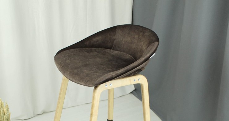 Обеденный стул SHT-ST19-SF1 / SHT-S70 (кофейный трюфель/темный орех/черный муар) в Копейске - изображение 8