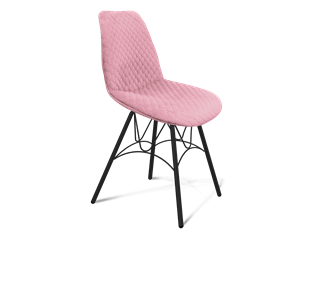 Обеденный стул SHT-ST29-С22 / SHT-S100 (розовый зефир/черный муар) в Челябинске