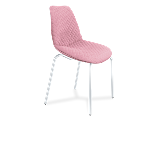 Обеденный стул SHT-ST29-С22 / SHT-S130 HD (розовый зефир/хром лак) в Миассе