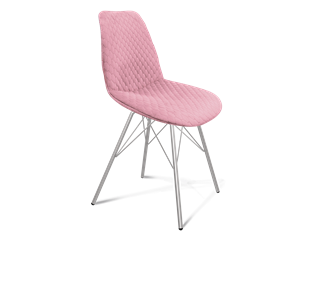 Обеденный стул SHT-ST29-С22 / SHT-S37 (розовый зефир/хром лак) в Челябинске