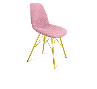 Обеденный стул SHT-ST29-С22 / SHT-S37 (розовый зефир/золото) в Челябинске