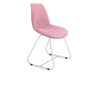 Обеденный стул SHT-ST29-С22 / SHT-S38 (розовый зефир/хром лак) в Миассе