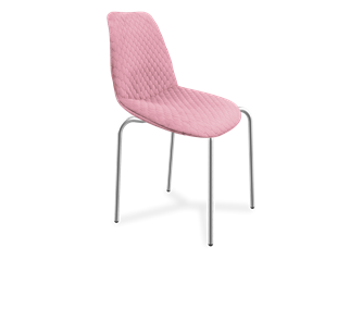 Обеденный стул SHT-ST29-С22 / SHT-S86 HD (розовый зефир/хром лак) в Челябинске