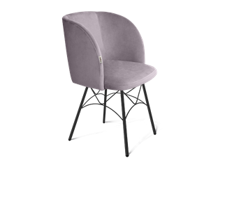 Обеденный стул SHT-ST33 / SHT-S107 (сиреневая орхидея/черный муар) в Копейске