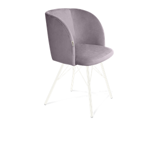 Обеденный стул SHT-ST33 / SHT-S37 (сиреневая орхидея/белый муар) в Миассе