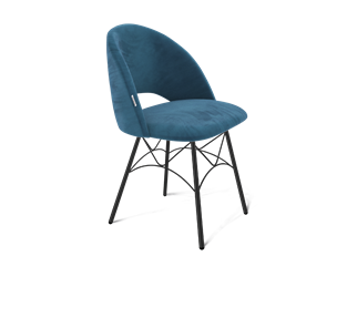 Обеденный стул SHT-ST34 / SHT-S107 (тихий океан/черный муар) в Миассе