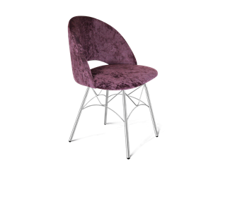 Обеденный стул SHT-ST34 / SHT-S107 (вишневый джем/хром лак) в Миассе