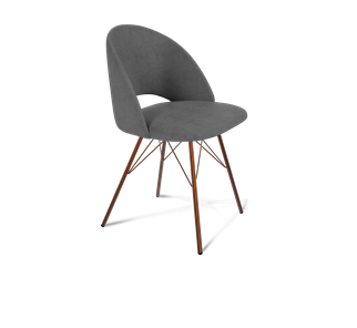 Обеденный стул SHT-ST34 / SHT-S37 (платиново-серый/медный металлик) в Магнитогорске