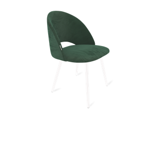 Обеденный стул SHT-ST34 / SHT-S95-1 (лиственно-зеленый/белый муар) в Миассе
