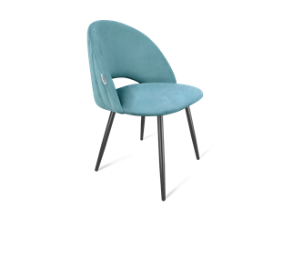 Обеденный стул SHT-ST34-1 / SHT-S95-1 (голубая пастель/черный муар) в Магнитогорске