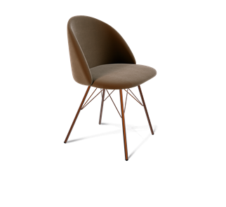 Обеденный стул SHT-ST35 / SHT-S37 (кофейный ликер/медный металлик) в Миассе