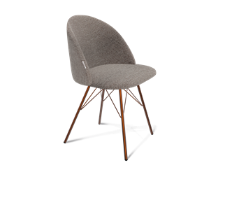 Обеденный стул SHT-ST35 / SHT-S37 (тростниковый сахар/медный металлик) в Копейске
