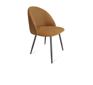 Обеденный стул SHT-ST35 / SHT-S95-1 (горчичный/черный муар) в Миассе