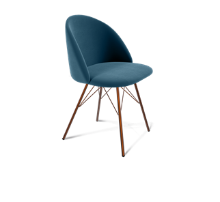 Обеденный стул SHT-ST35 / SHT-S37 (тихий океан/медный металлик) в Миассе
