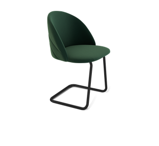 Обеденный стул SHT-ST35-2 / SHT-S45-1 (лиственно-зеленый/черный муар) в Челябинске