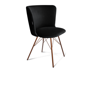 Обеденный стул SHT-ST36 / SHT-S37 (ночное затмение/медный металлик) в Миассе