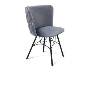 Обеденный стул SHT-ST36-3 / SHT-S100 (нейтральный серый/черный муар) в Миассе