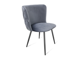 Обеденный стул SHT-ST36-3 / SHT-S95-1 (нейтральный серый/черный муар) в Миассе
