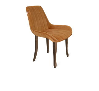 Обеденный стул SHT-ST37 / SHT-S122 (горчичный/темный орех/черный муар) в Миассе